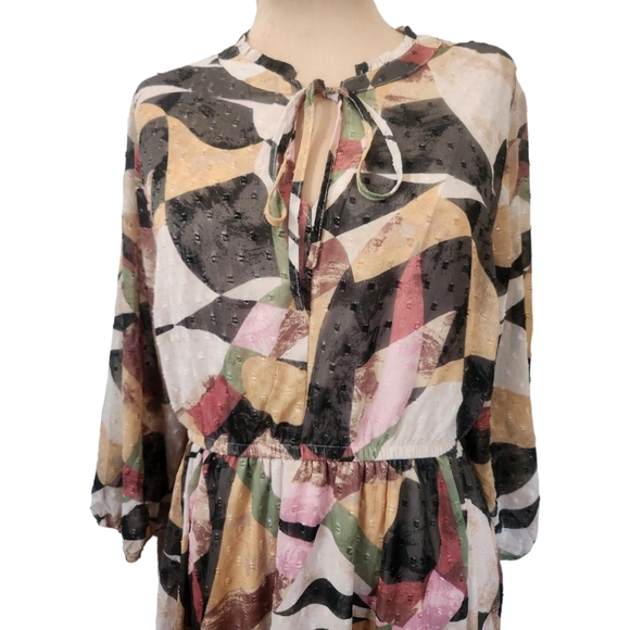 TORRID🔖NWT! Clip Dot Front Keyhole Skater Dress - Size 2X - Picture 6 of 15